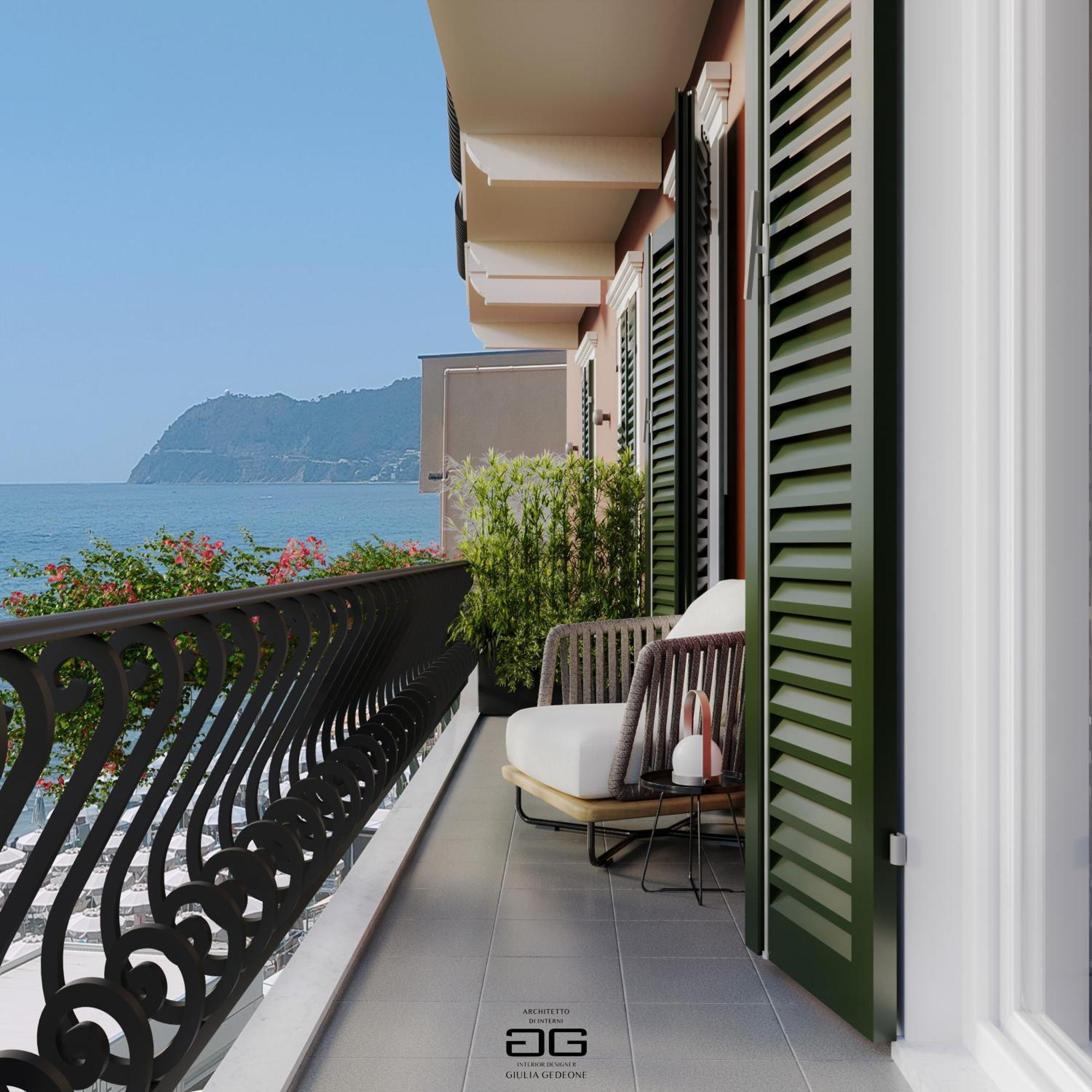Aparthotel Le Terrazze Alassio Exterior foto